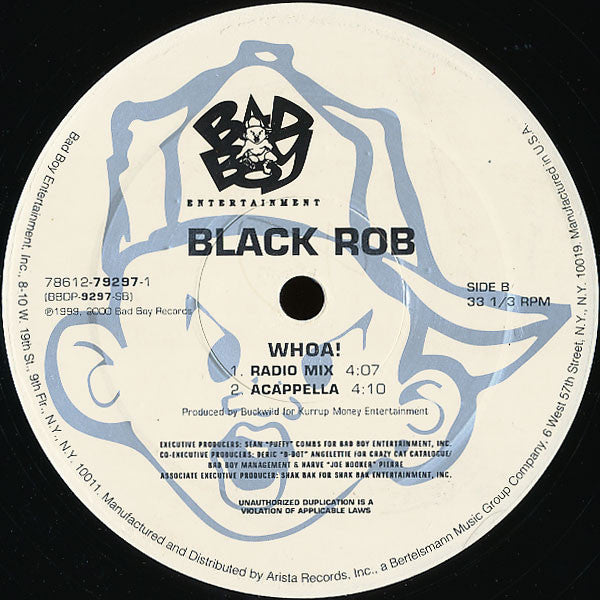 Black Rob - Whoa! (12")