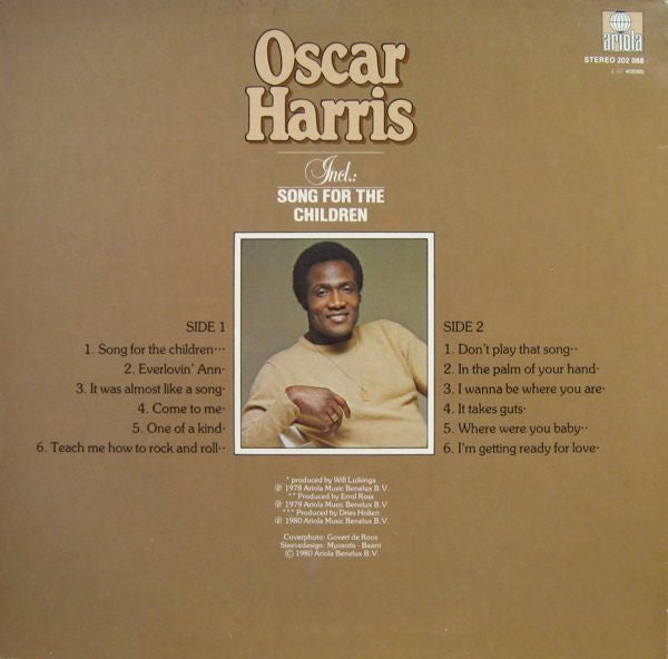 Oscar Harris - Oscar Harris (LP, Album)