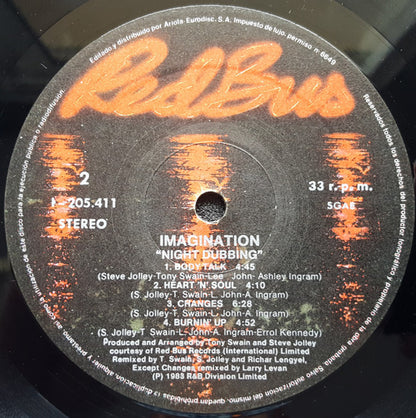 Imagination - Night Dubbing (Special Remixed Versions) (LP, Album)