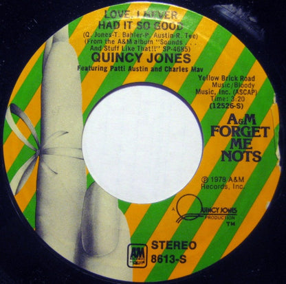 Quincy Jones : Stuff Like That / Love, I Never Had It So Good (7")