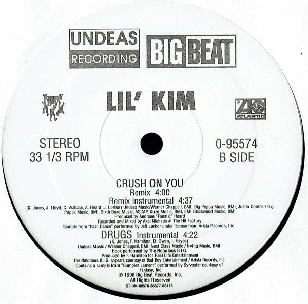 Lil' Kim Featuring Da Brat, Left Eye*, Missy "Misdemeanor" Elliott* and Angie Martinez : Not Tonight (12")