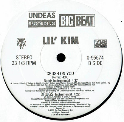 Lil' Kim Featuring Da Brat, Left Eye*, Missy "Misdemeanor" Elliott* and Angie Martinez : Not Tonight (12")