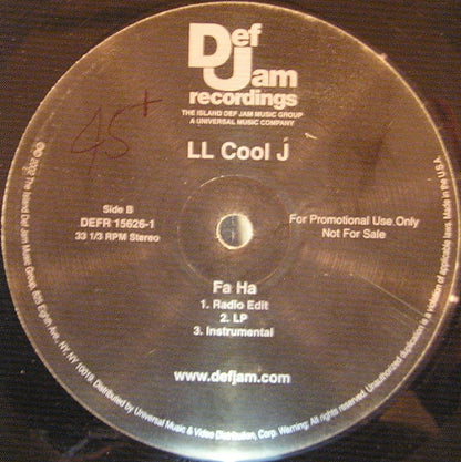 LL Cool J - Luv U Better (12", Promo)
