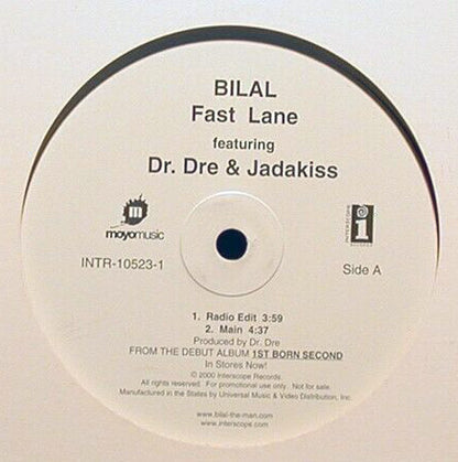 Bilal : Fast Lane (12", Single)