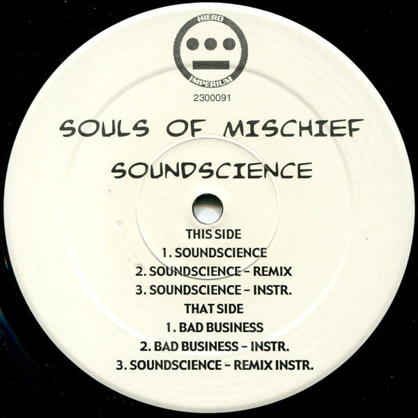 Souls Of Mischief : Soundscience / Bad Business (12")