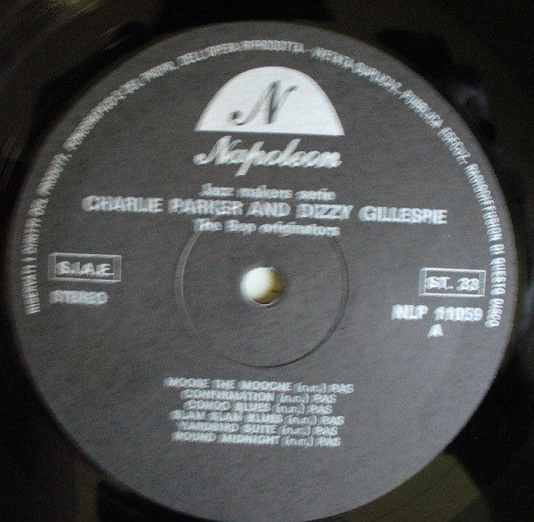 Charlie Parker And Dizzy Gillespie - The Bop Originators (LP, Comp)