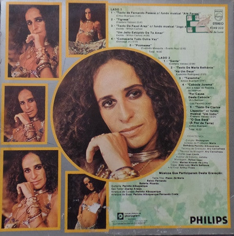 Maria Bethânia - Pássaro Da Manhã (LP, Album, Gat)