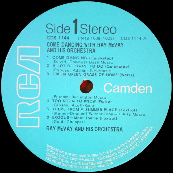 Ray McVay And His Orchestra* : Come Dancing (LP, Album)