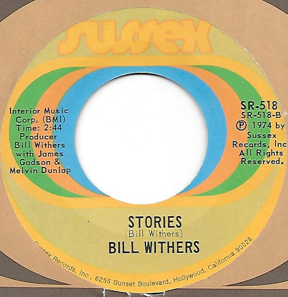 Bill Withers : You / Stories (7")