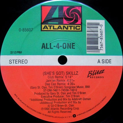 All-4-One : (She's Got) Skillz (12")