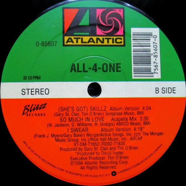All-4-One : (She's Got) Skillz (12")