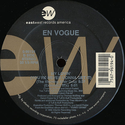 En Vogue : My Lovin' (You're Never Gonna Get It) (12")