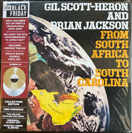 Gil Scott-Heron And Brian Jackson* - From South Africa To South Carolina (2xLP, Album, RSD, RE, Gol)