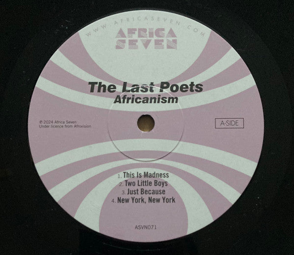 The Last Poets - Africanism (LP, Album)