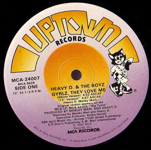 Heavy D. & The Boyz : Gyrlz, They Love Me (12", Single)