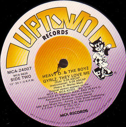 Heavy D. & The Boyz : Gyrlz, They Love Me (12", Single)