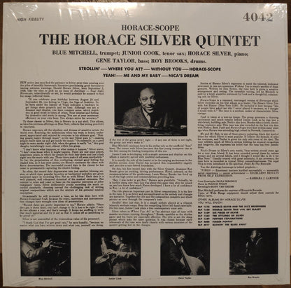 The Horace Silver Quintet : Horace-scope (LP, Ltd, RM)