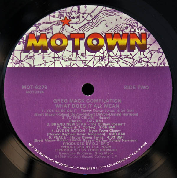 Various : Greg Mack Compilation - What Does It All Mean? (LP, Comp)