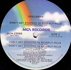 Shalamar : Don't Get Stopped In Beverly Hills (12")
