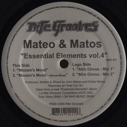 Mateo & Matos : Essential Elements Vol. 4 (12")