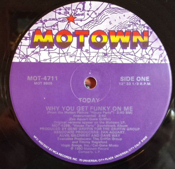 Today : Why You Get Funky On Me (12", Single)