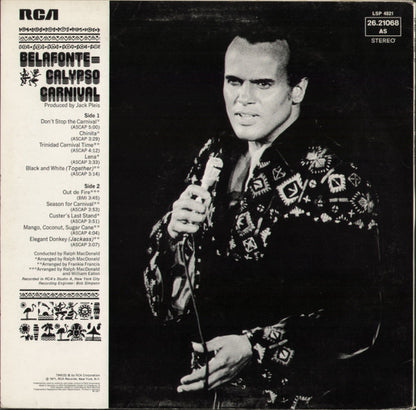 Harry Belafonte : Calypso Carnival (LP, Album, RE)