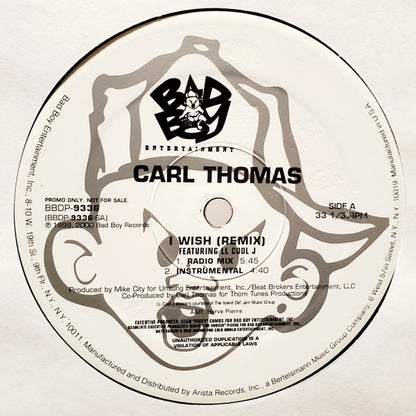 Carl Thomas - I Wish (Remix) (12", Promo)