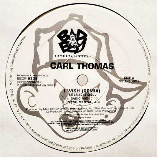 Carl Thomas - I Wish (Remix) (12", Promo)