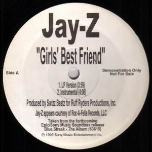 Jay-Z - Girls' Best Friend (12", Single, Promo)