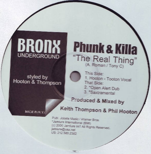 Phunk & Killa : The Real Thing (12")
