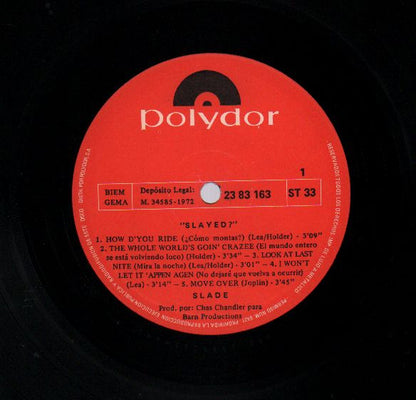Slade : Slayed? (LP, Album)