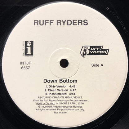 Ruff Ryders : Down Bottom (12", Promo)
