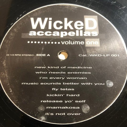 Various : Wicked Accapellas Voulme One (LP)