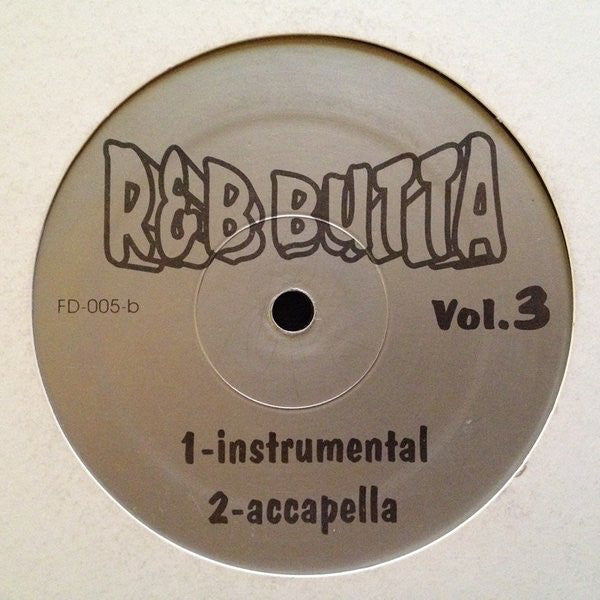 Unknown Artist - R&B Butta Vol. 3 (12")