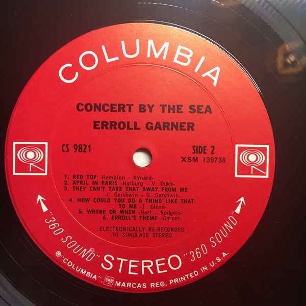 Erroll Garner : Concert By The Sea (LP, Album, RE)