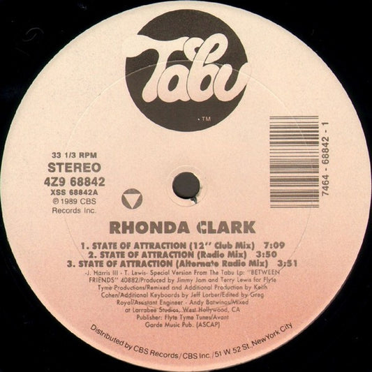 Rhonda Clark : State Of Attraction (12")