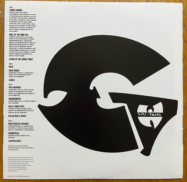 Genius* / GZA - Liquid Swords (2xLP, Album, RE, Bla)