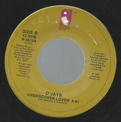 The O'Jays : Let Me Touch You (7", Single)