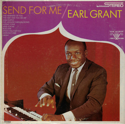Earl Grant - Send For Me (LP, Album, Pin)
