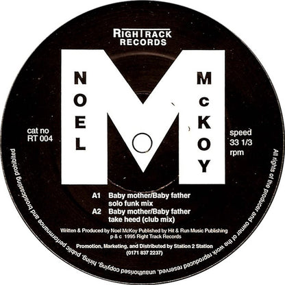 Noel McKoy : Baby Mother/ Baby Father (12", Single)