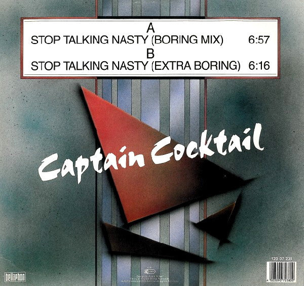 Captain Cocktail - Stop Talking Nasty (12", Maxi)