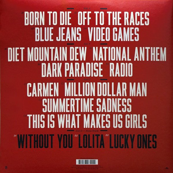 Lana Del Rey : Born To Die (2xLP, Album)