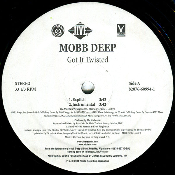 Mobb Deep : Got It Twisted (12")