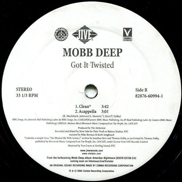 Mobb Deep : Got It Twisted (12")