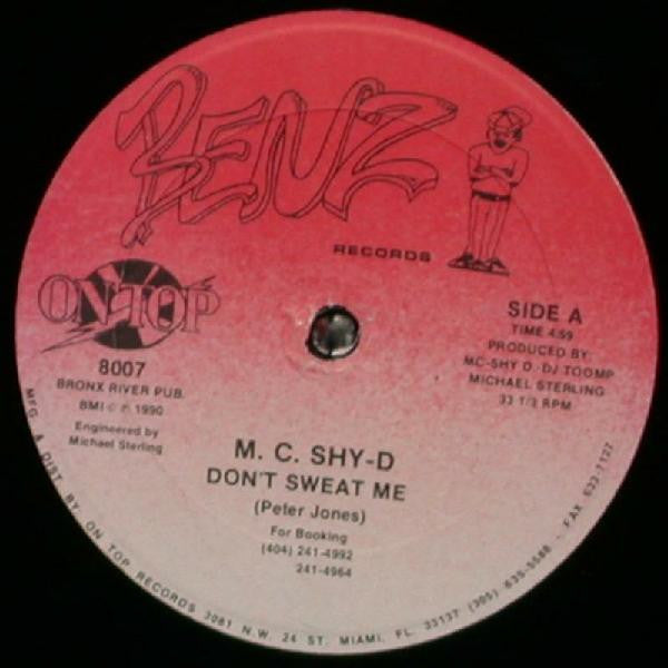 MC Shy D : Don't Sweat Me (12")