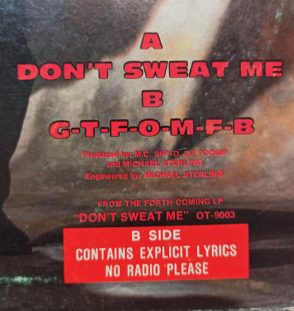MC Shy D : Don't Sweat Me (12")