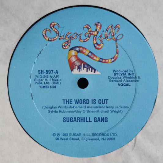 Sugarhill Gang - The Word Is Out (12")