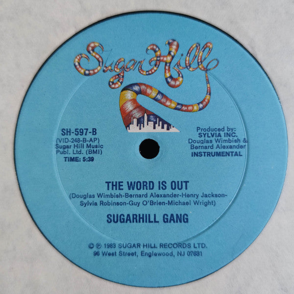 Sugarhill Gang - The Word Is Out (12")