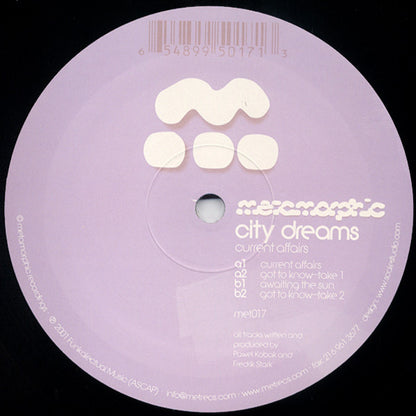 City Dreams - Current Affairs (12")