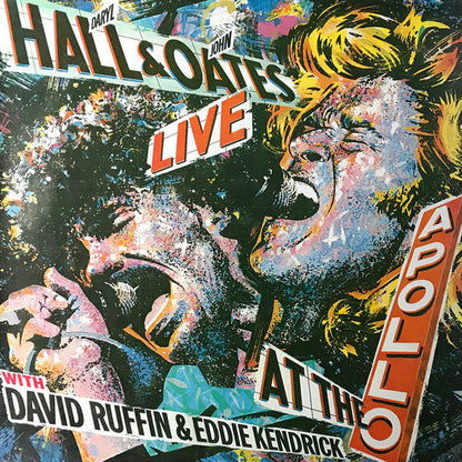 Daryl Hall & John Oates With David Ruffin & Eddie Kendrick* : Live At The Apollo (LP, Album)